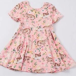 New Easter “milk silk” toddler girl dress 6